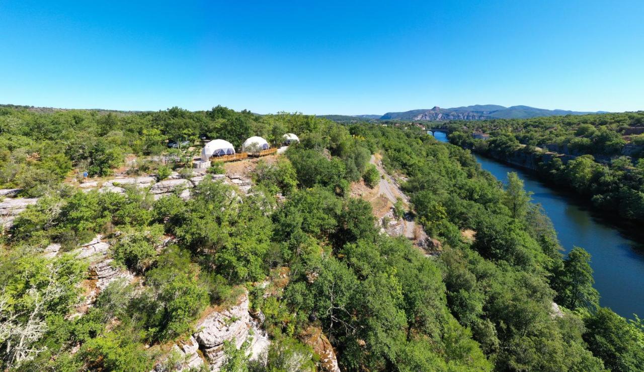 Les Domes Des Gorges Hotel Ruoms Buitenkant foto