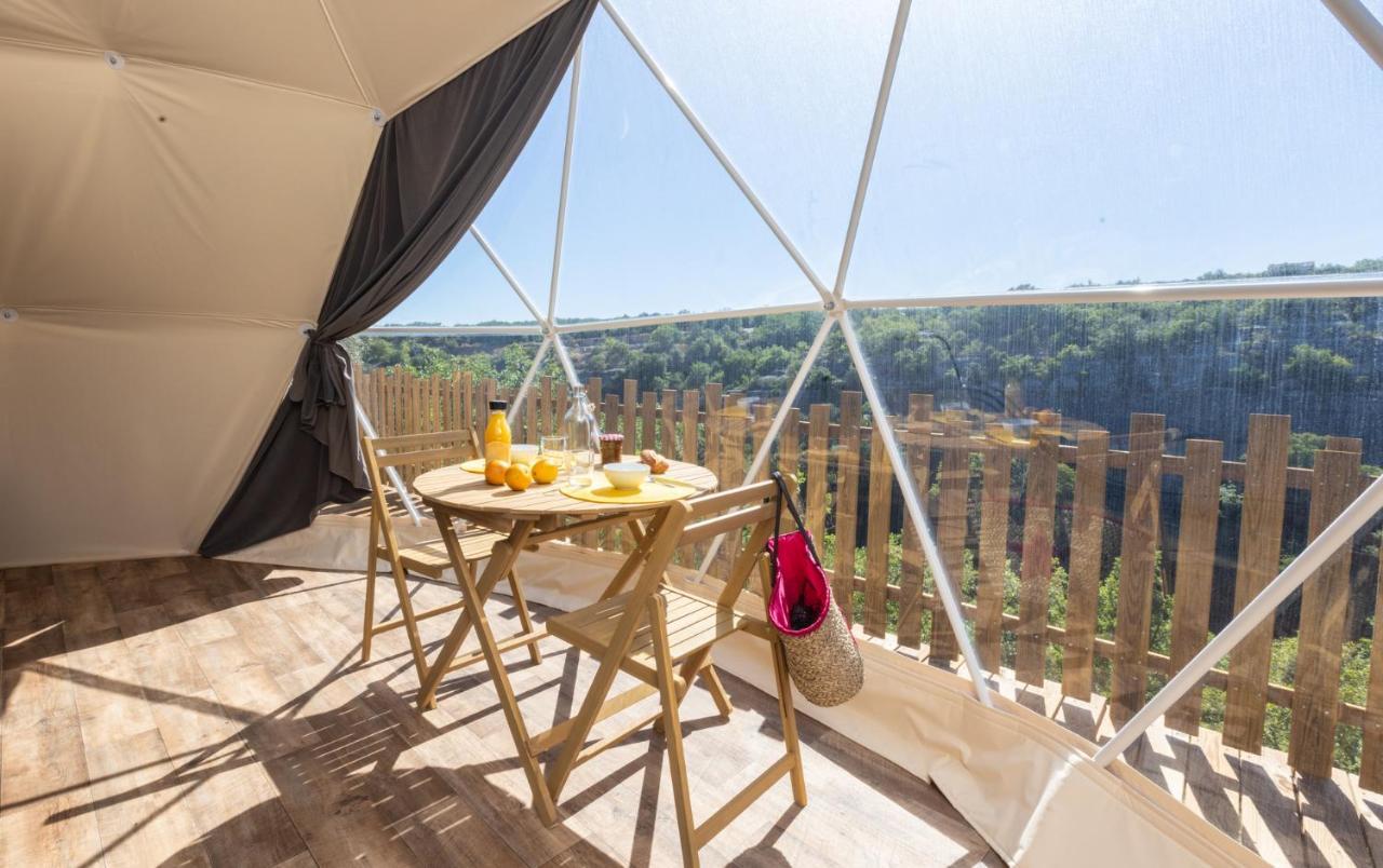 Les Domes Des Gorges Hotel Ruoms Buitenkant foto