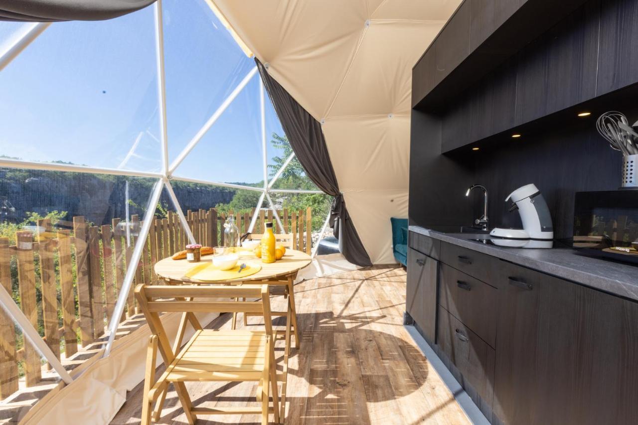 Les Domes Des Gorges Hotel Ruoms Buitenkant foto